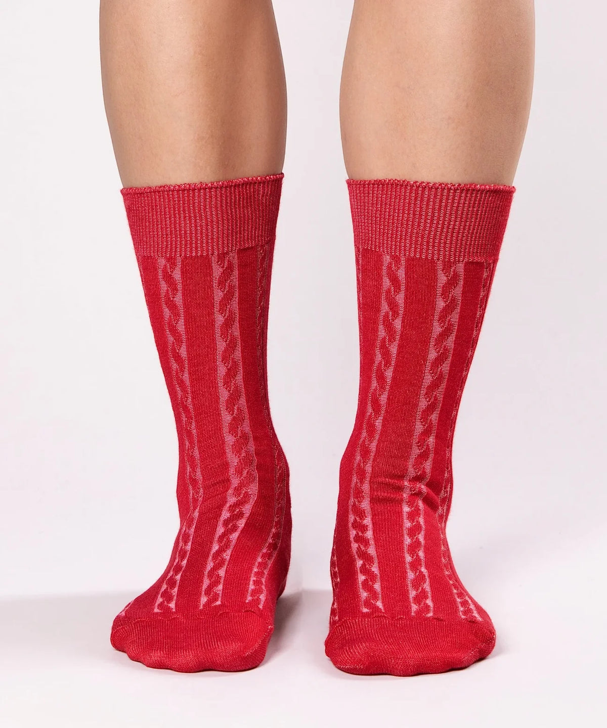 Cable Dress Socks