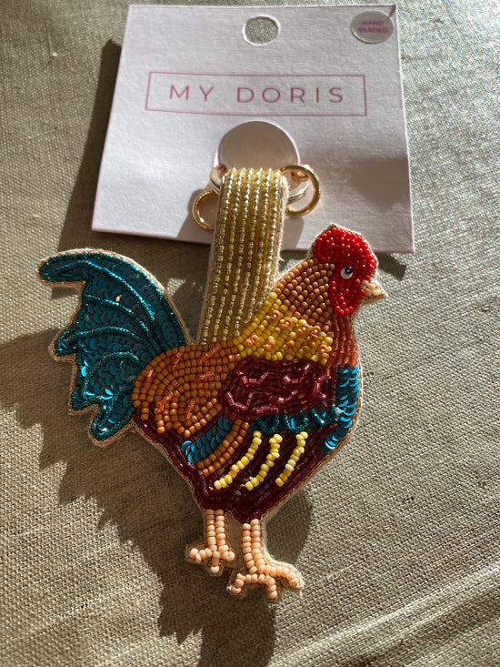 Cockerel Keyring/Bag Charm