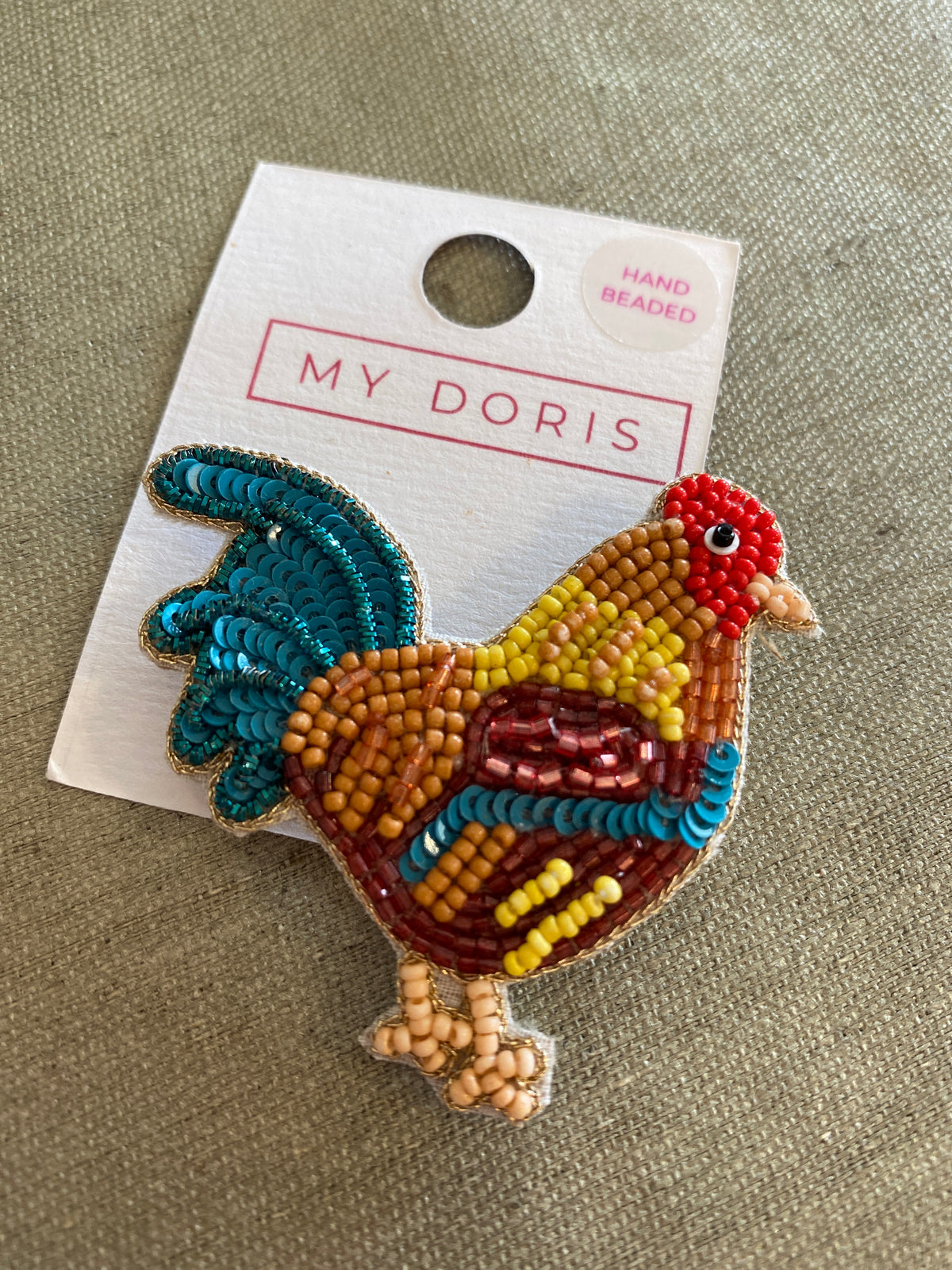 Cockerel Brooch