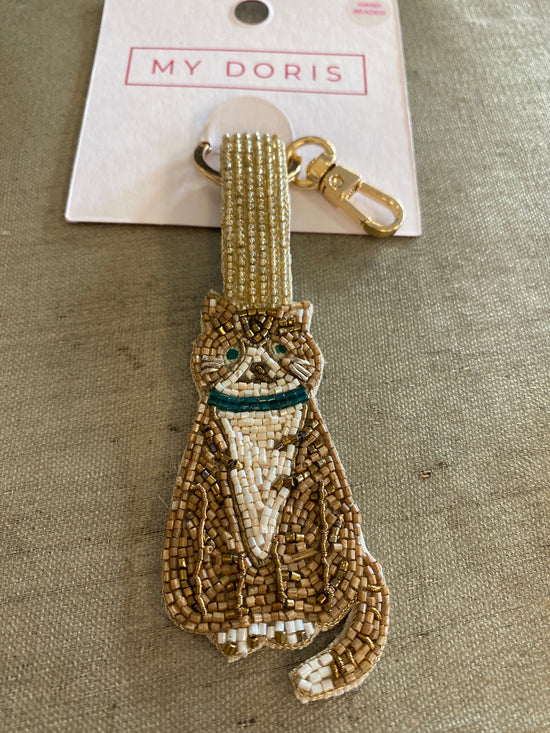 Tabby Cat Keyring/Bag Charm