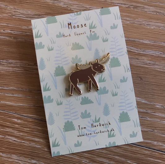 Moose Enamel Pin