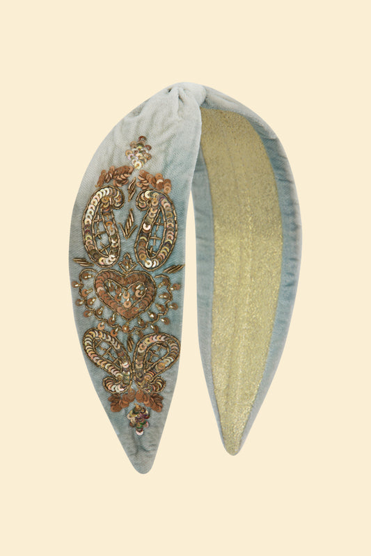 Powder Embroidered Headbands