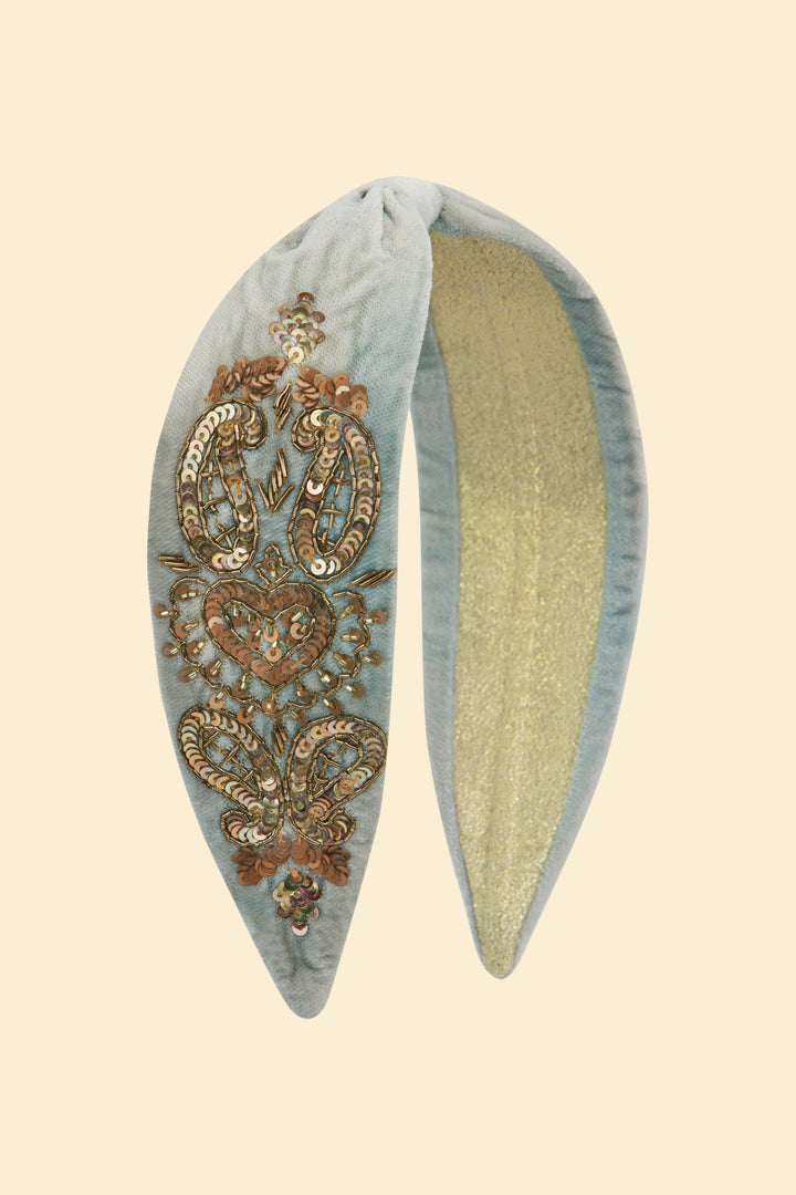 Powder Embroidered Headbands