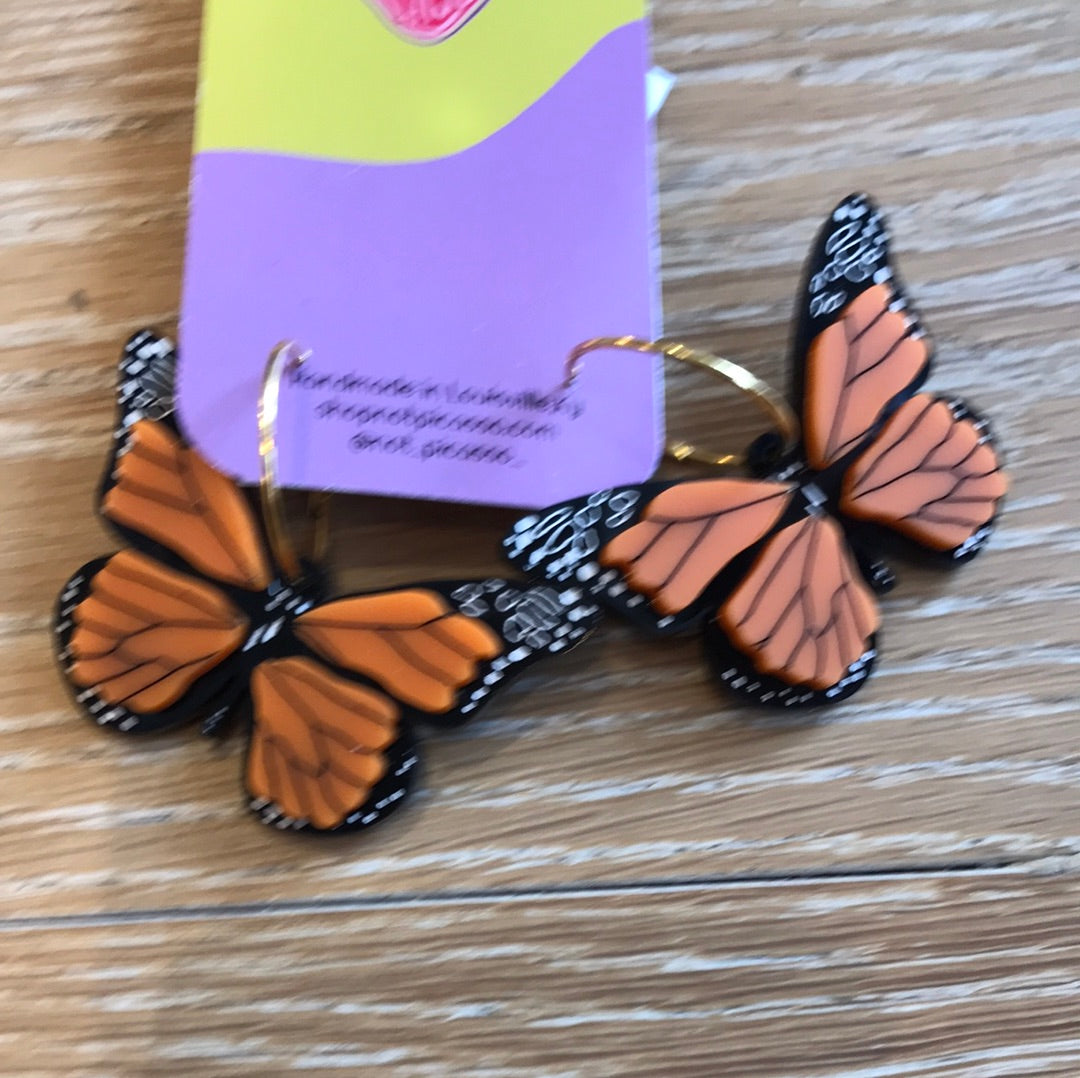 Monarch Butterlies - Earrings