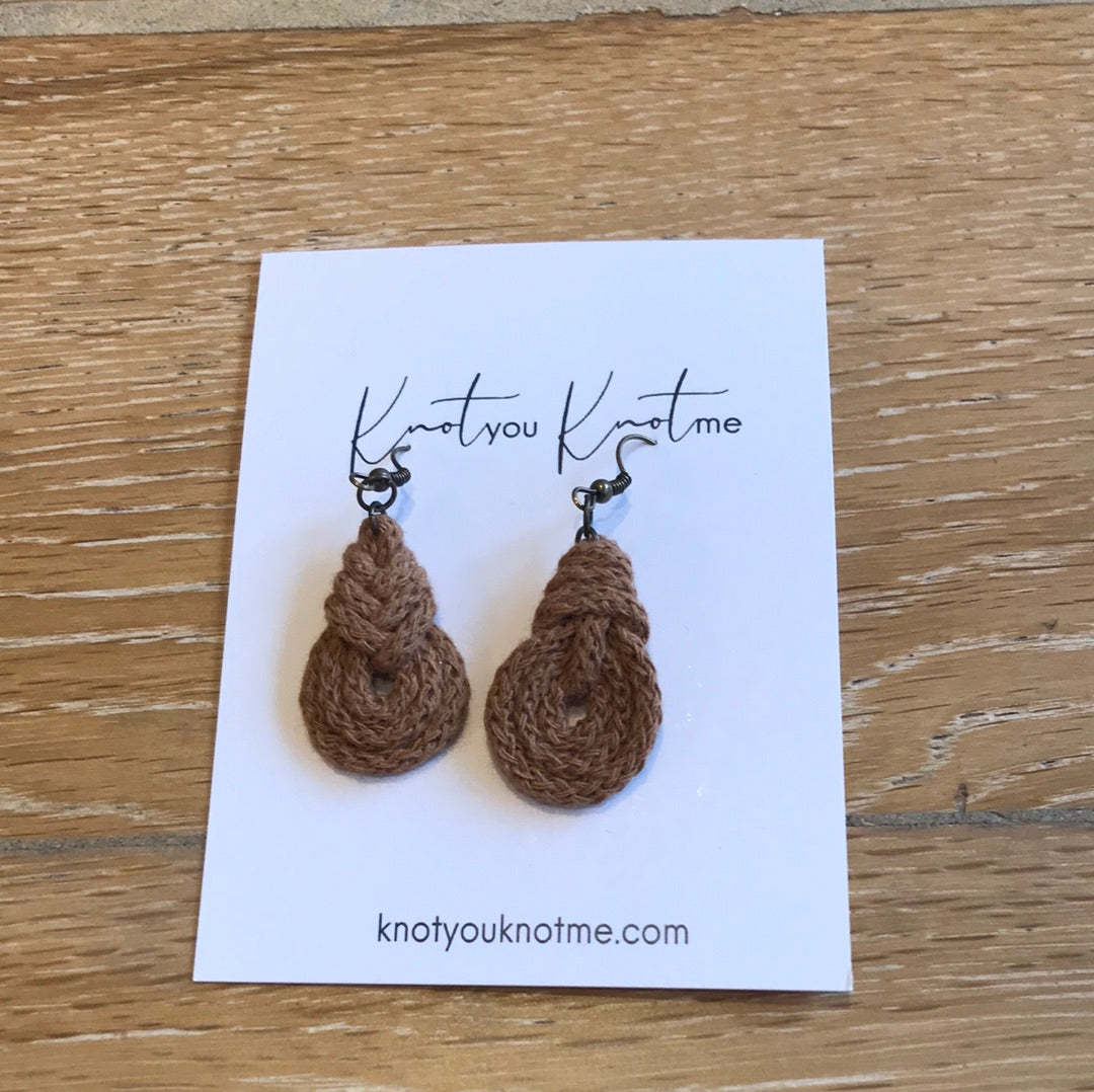 Pippa Knotted Fiber Earrings