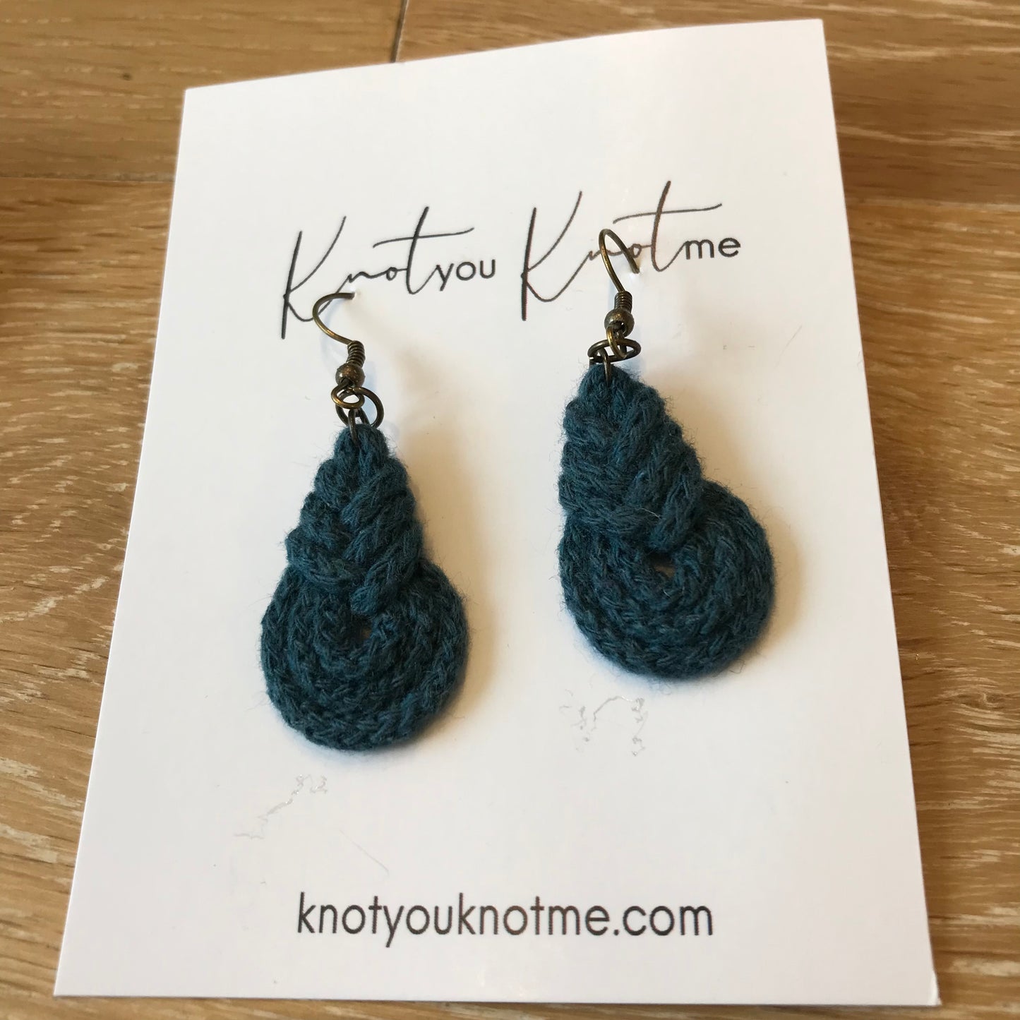 Pippa Knotted Fiber Earrings