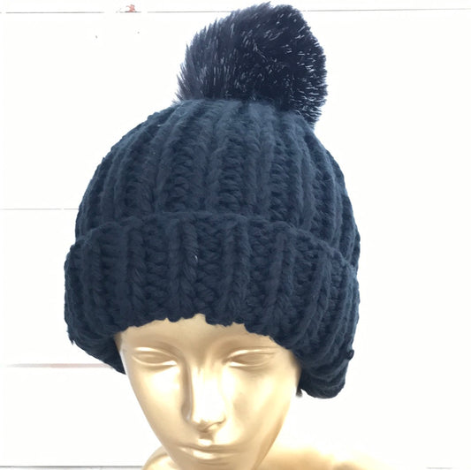 Chunky Fur Pom Hat