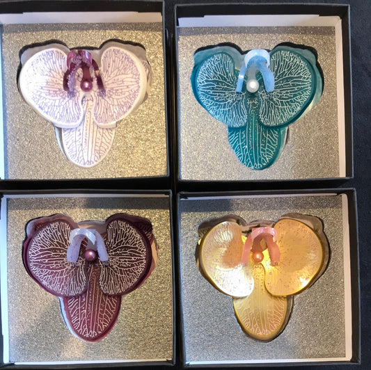 Orchid Brooches